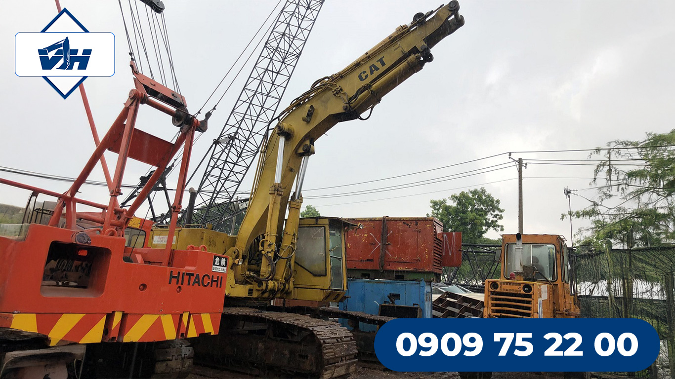 Thu mua máy xây dựng cũ giá cao uy tín